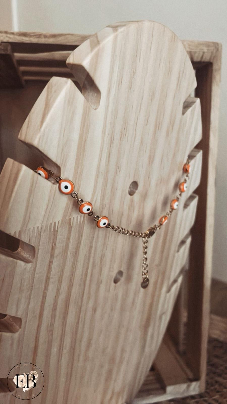Collier ŒIL [ orange ]