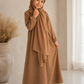 Abaya ENFANT [ Camel ] Eylim Boutique