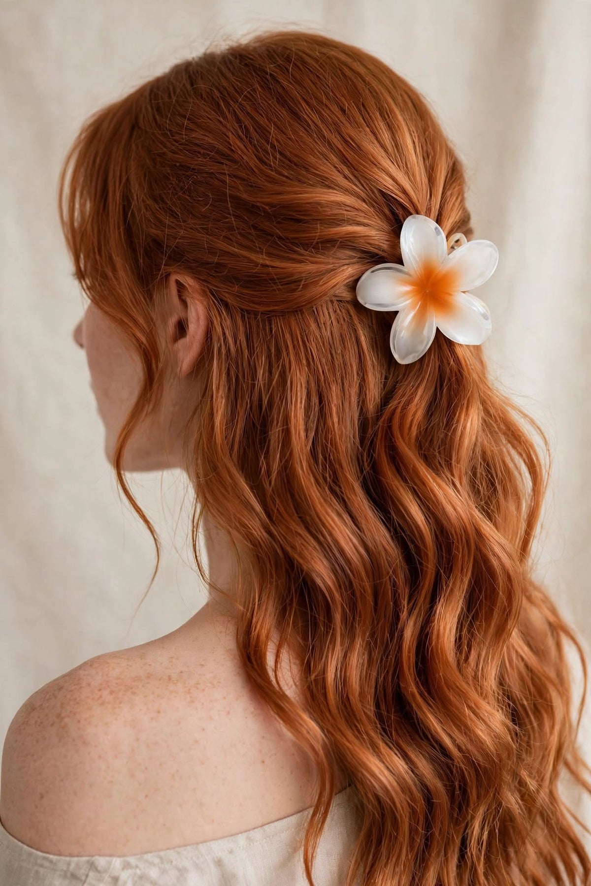 Pince à cheveux TAHITI 🤍🧡 Eylim Boutique