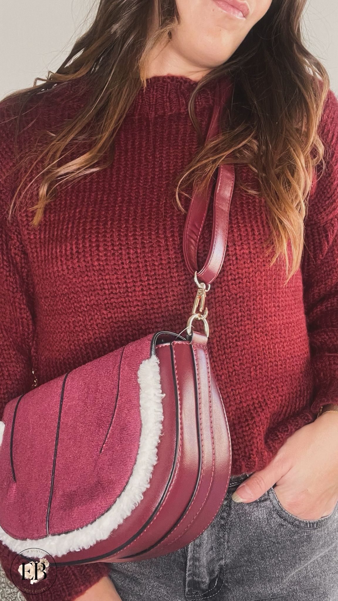 Sac [ Bordeaux ] Eylim Boutique