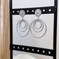 Boucles d’oreilles pendantes [ Argenté ]