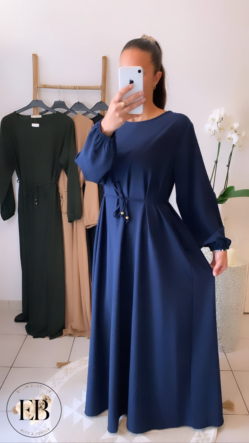 Abaya SAFA [ Bleu marine ]