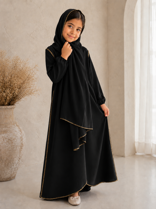 Abaya ENFANT [ Noir ] Eylim Boutique