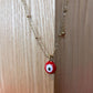 Collier ŒIL [ Rouge ] Eylim Boutique