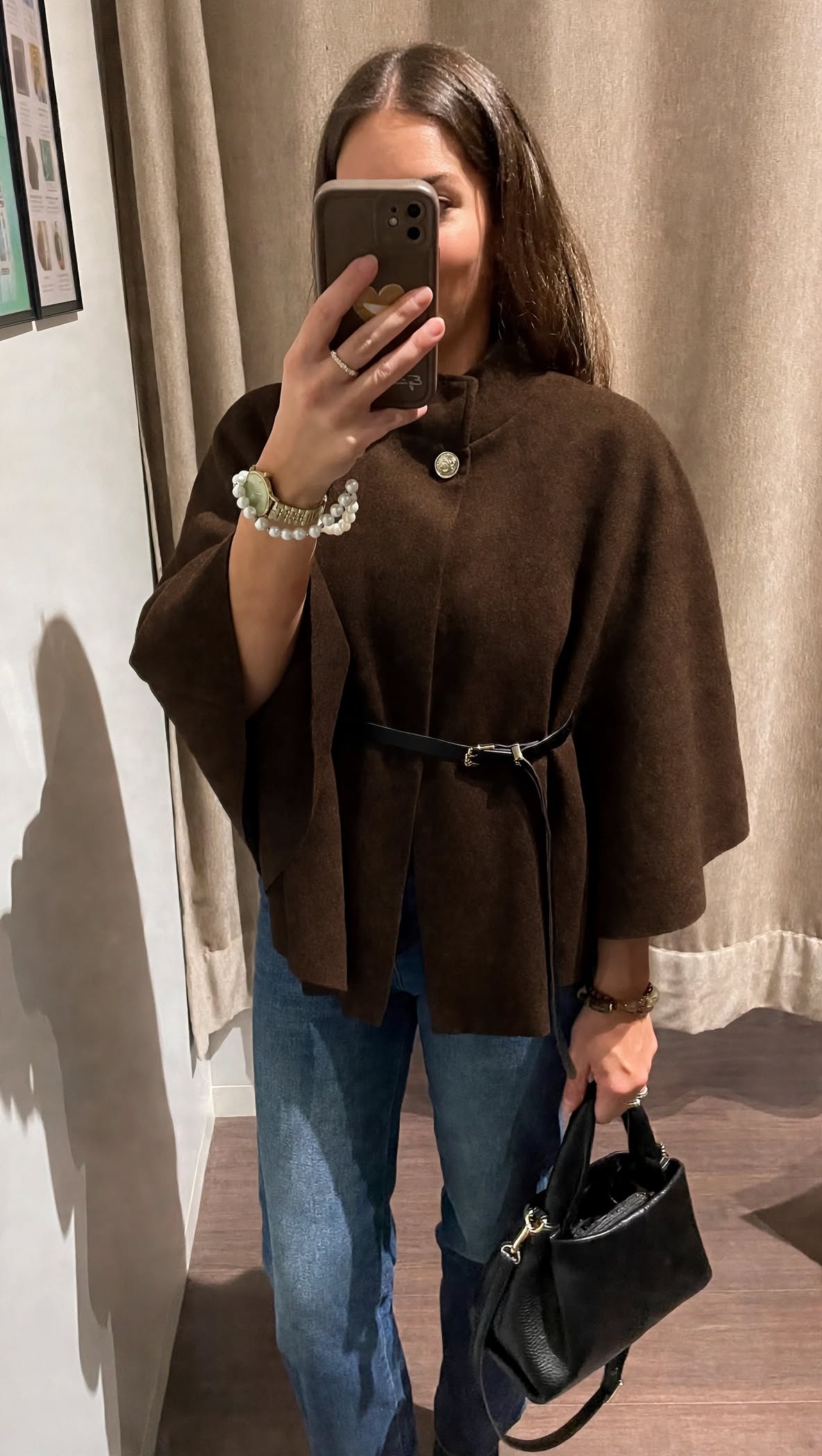 Poncho AMBRE 🤎 Eylim Boutique