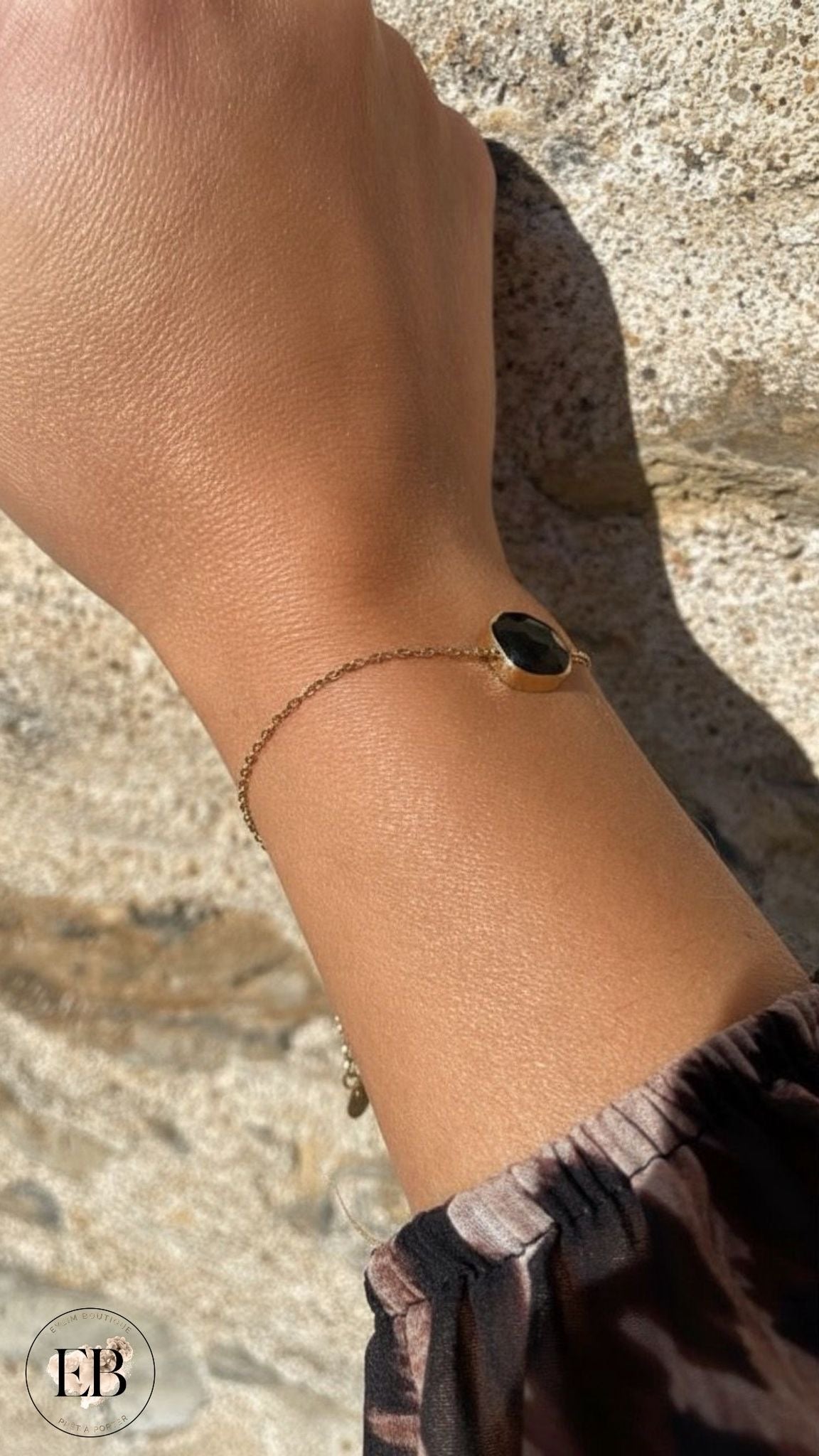 Bracelet NAÏLA [ Noir ]