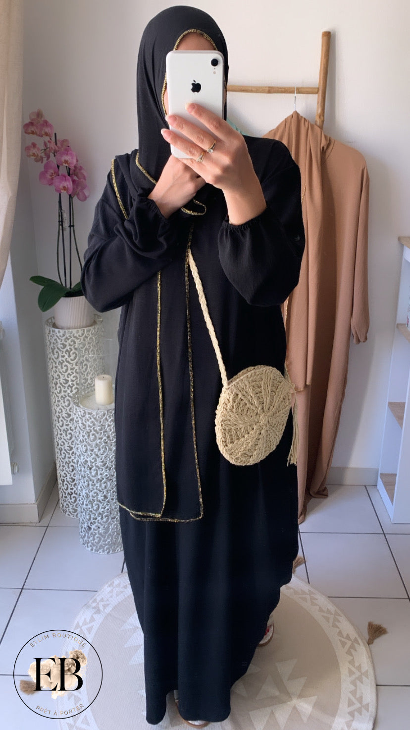 Abaya ASSIA [ Noir ]