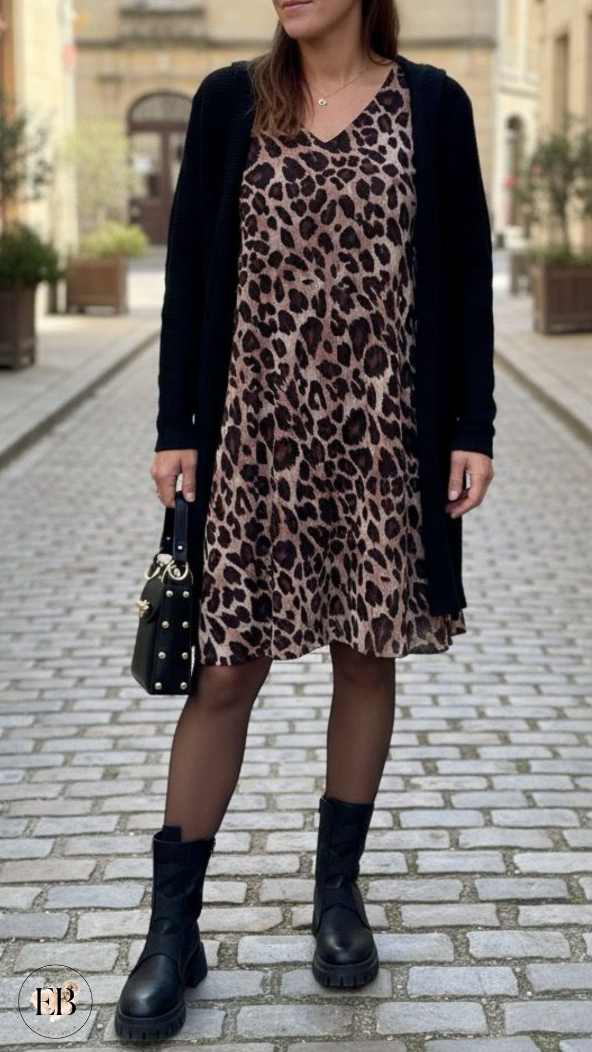Gilet à capuche CÉLESTE [ Noir ]