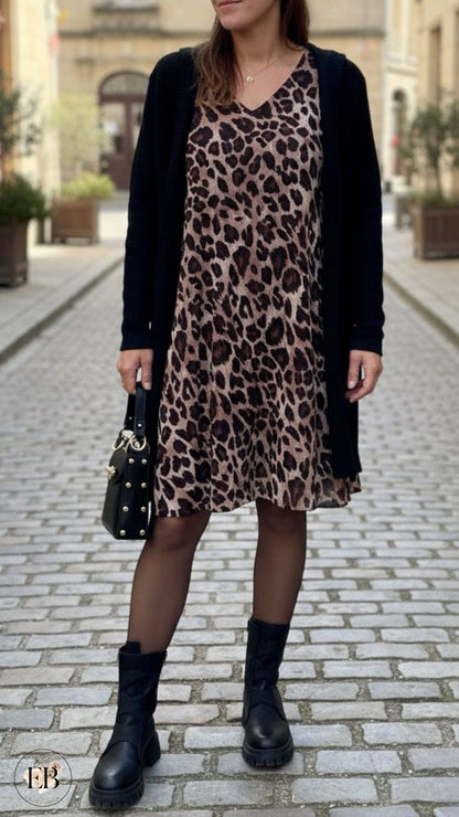 Gilet à capuche CÉLESTE [ Noir ] - Eylim Boutique