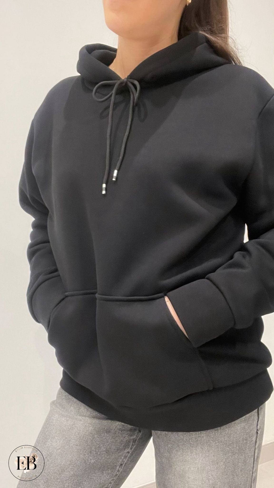 Sweat [ Noir ] Eylim Boutique