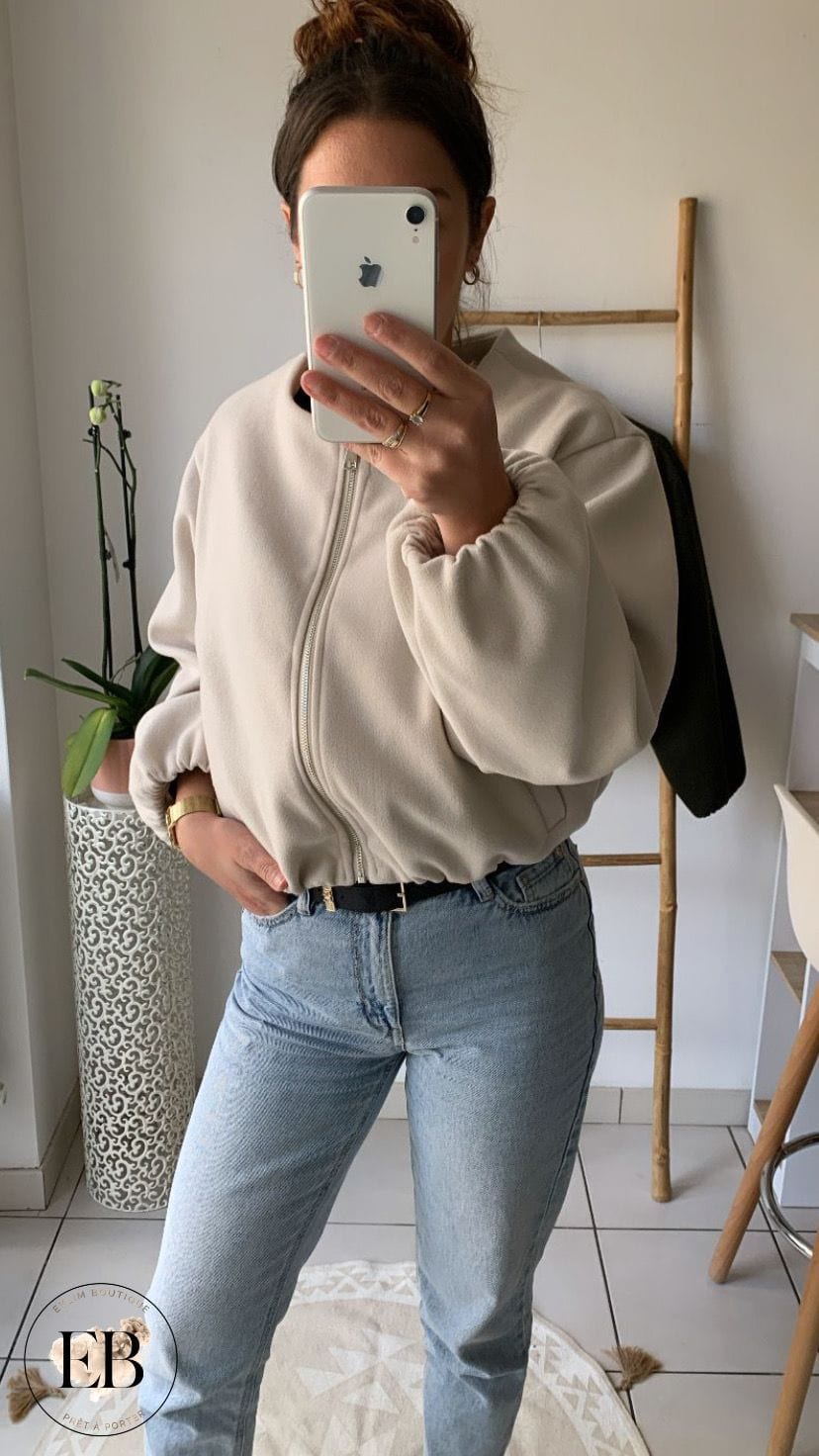 Veste bombers CATIA [ Beige ]