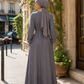 Abaya SAFA [ Gris ] Eylim Boutique