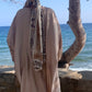 Abaya papillon SIRINE [ Beige ]