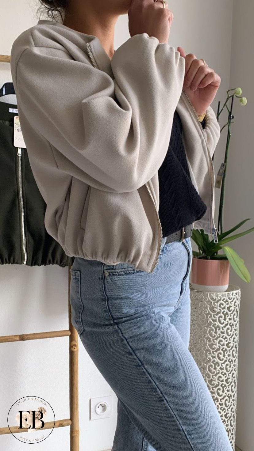 Veste bombers CATIA [ Beige ]