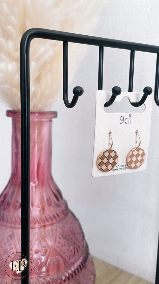 Boucles d’oreilles [ Rose Gold ]