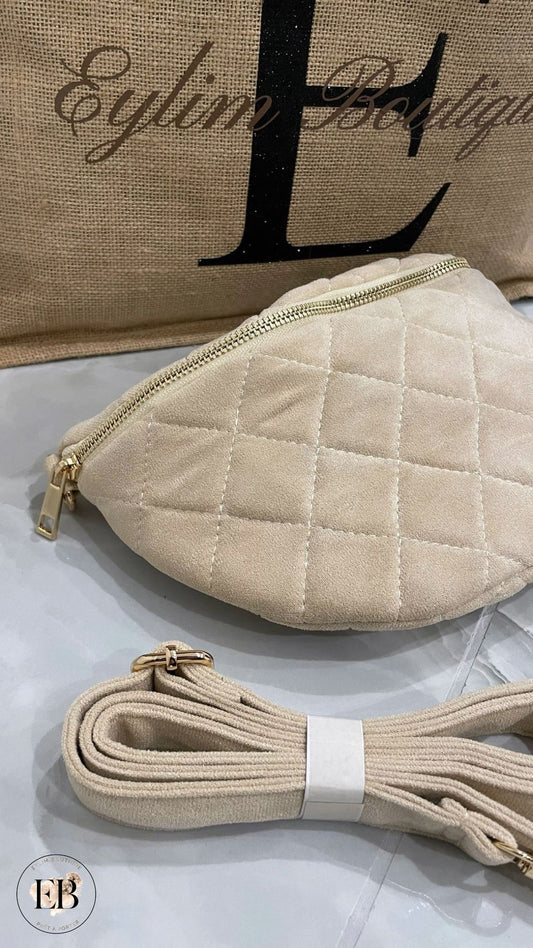 Sacoche bandoulière matelassée [ Beige ] Eylim Boutique