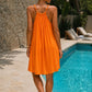 Robe [ Orange ] Eylim Boutique