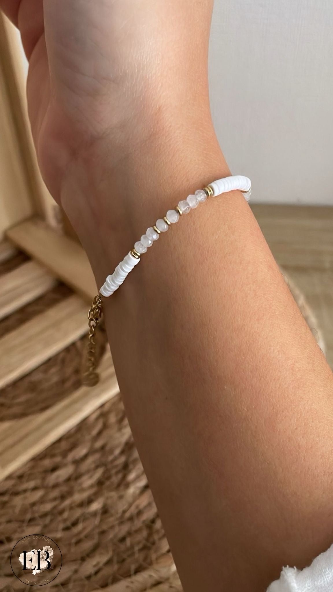 Bracelet NOVA [ Blanc ] Eylim Boutique