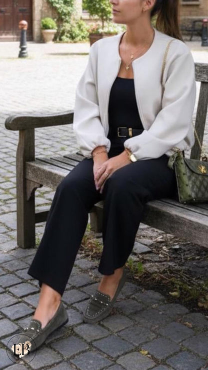 Veste bombers CATIA [ Beige ] Eylim Boutique