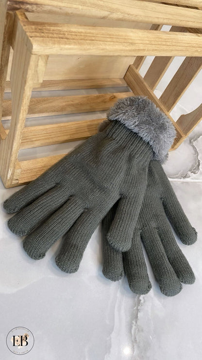 Gants CLARA [ Gris ] Eylim Boutique