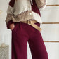 Pantalon [ Bordeaux ] Eylim Boutique