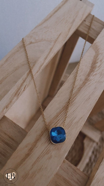 Collier NAÏLA [ Bleu ] - Eylim Boutique