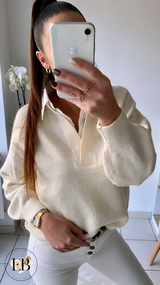 Pull LINA [ Écru ]