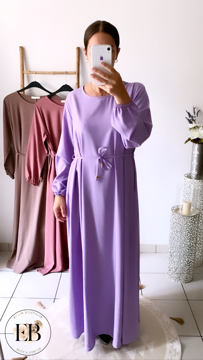 Abaya SAFA [ Lilas ]