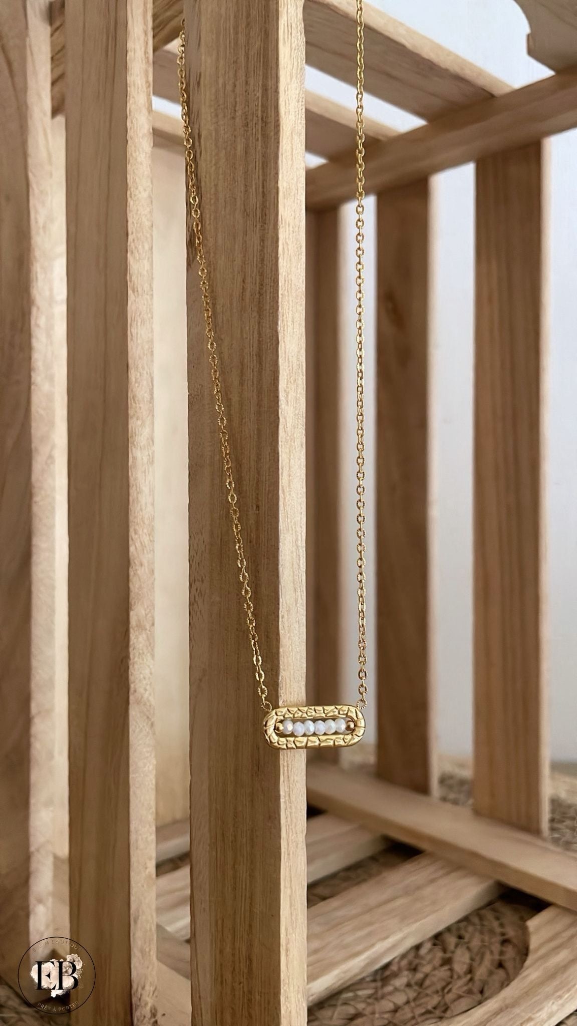Collier [ Blanc ] Eylim Boutique