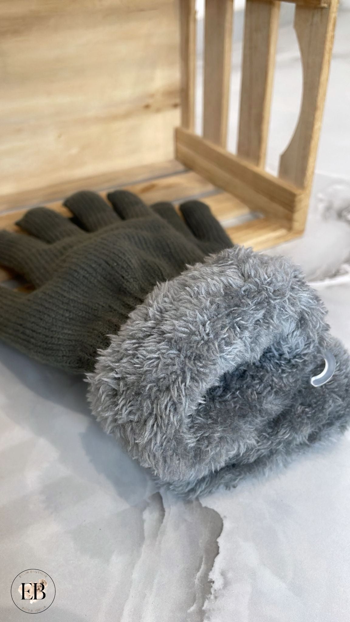 Gants CLARA [ Gris ] Eylim Boutique