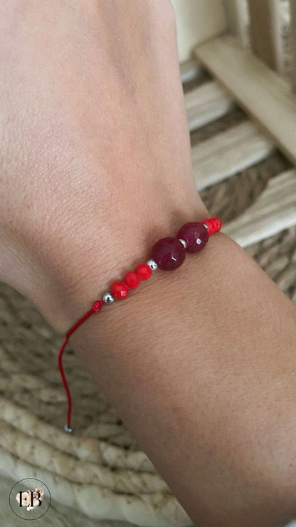 Bracelet [ Rouge ] Eylim Boutique