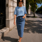 T-shirt MADDY [ Bleu ciel ] Eylim Boutique