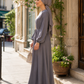 Abaya SAFA [ Gris ] Eylim Boutique