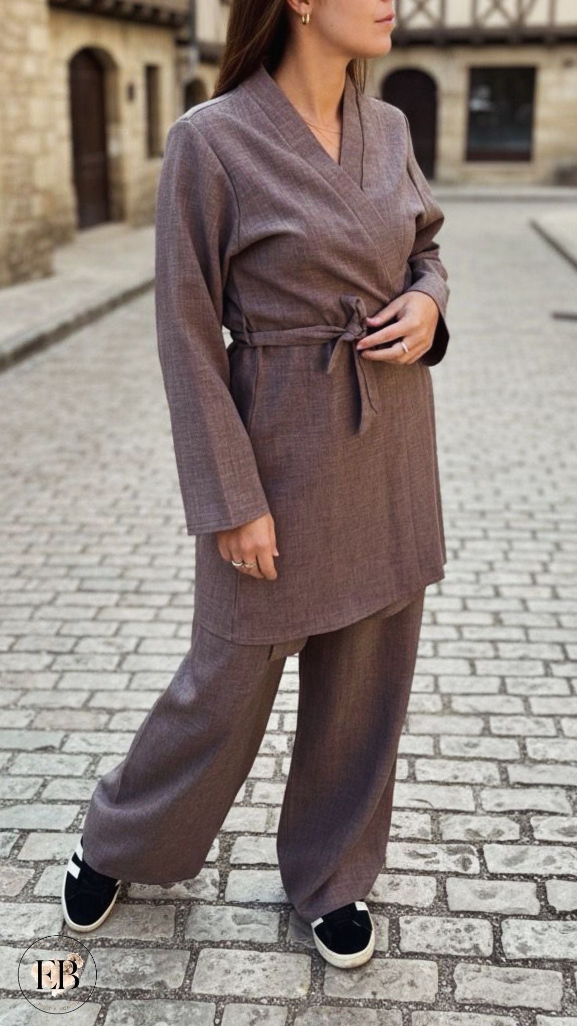 Ensemble IMANE [ Taupe ]
