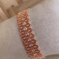 Bracelet manchette [ Rose Gold ]