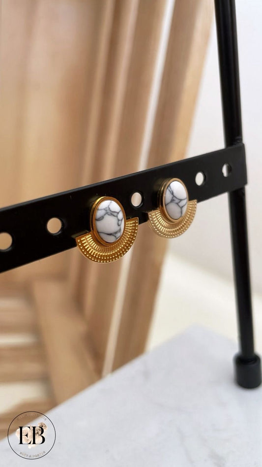 Boucles d’oreilles COSMOS [ Doré ]