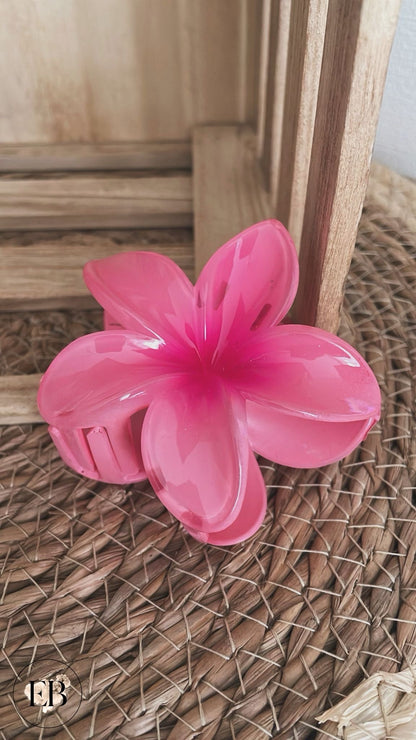 Pince à cheveux TAHITI [ Rose ] - Eylim Boutique
