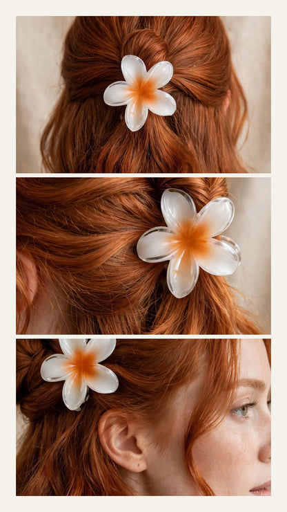 Pince à cheveux TAHITI 🤍🧡 Eylim Boutique