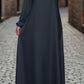 Abaya SAFA [ Gris anthracite ]