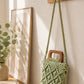 Sac à mains / bandoulière en crochet [ Vert ] Eylim Boutique