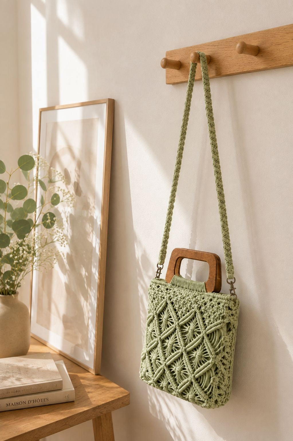 Sac à mains / bandoulière en crochet [ Vert ] Eylim Boutique