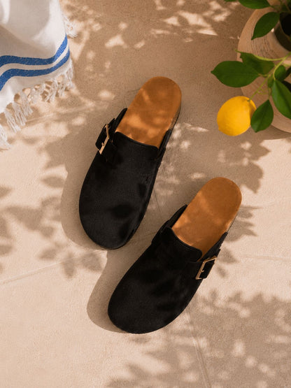 Mules EMMA [ Noir ] Eylim Boutique