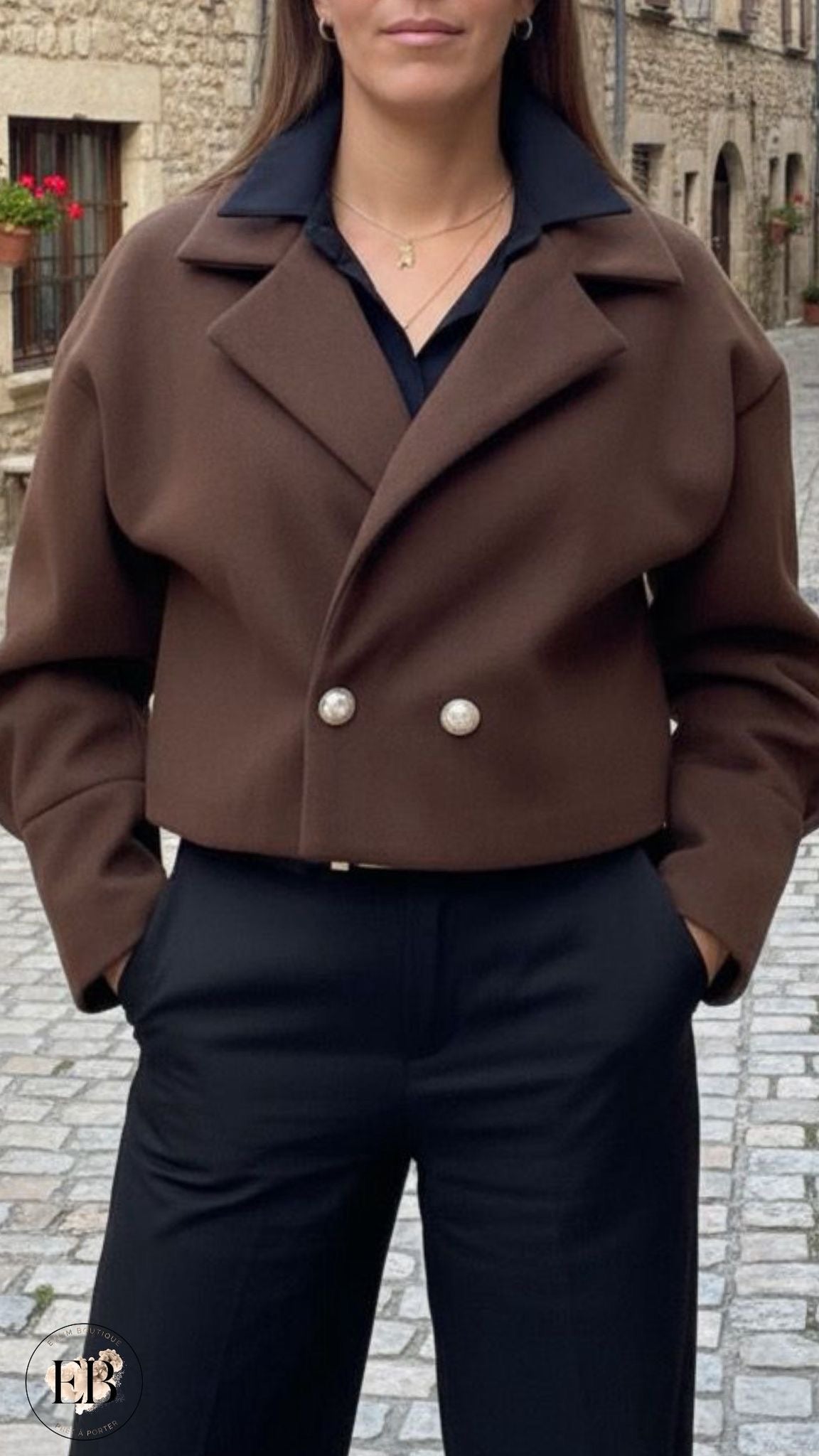 Veste MILA [ Marron ]