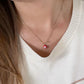 Collier ŒIL [ Rouge ] Eylim Boutique