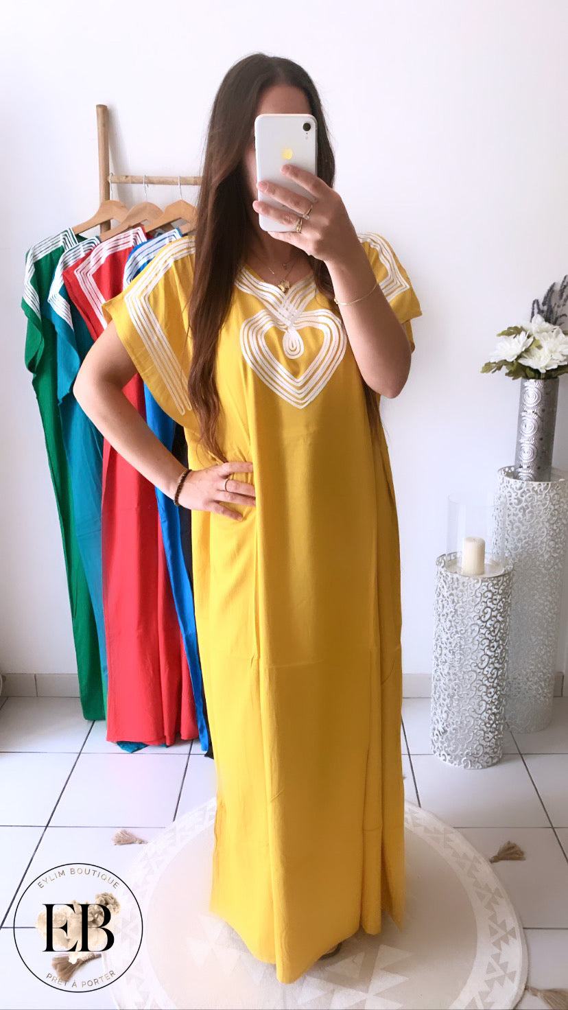 Robe INAYA « Adulte » [ Jaune ]