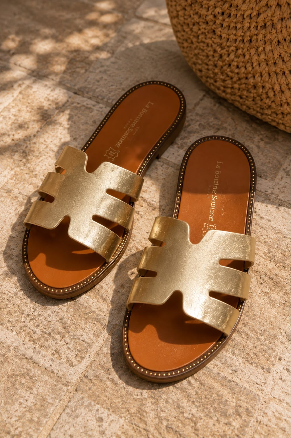 Sandales [ Doré ] Eylim Boutique