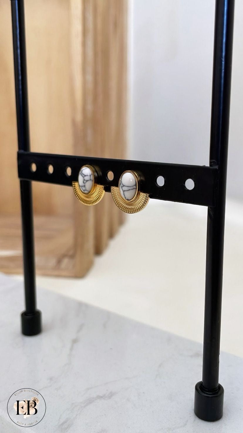 Boucles d’oreilles COSMOS [ Doré ]