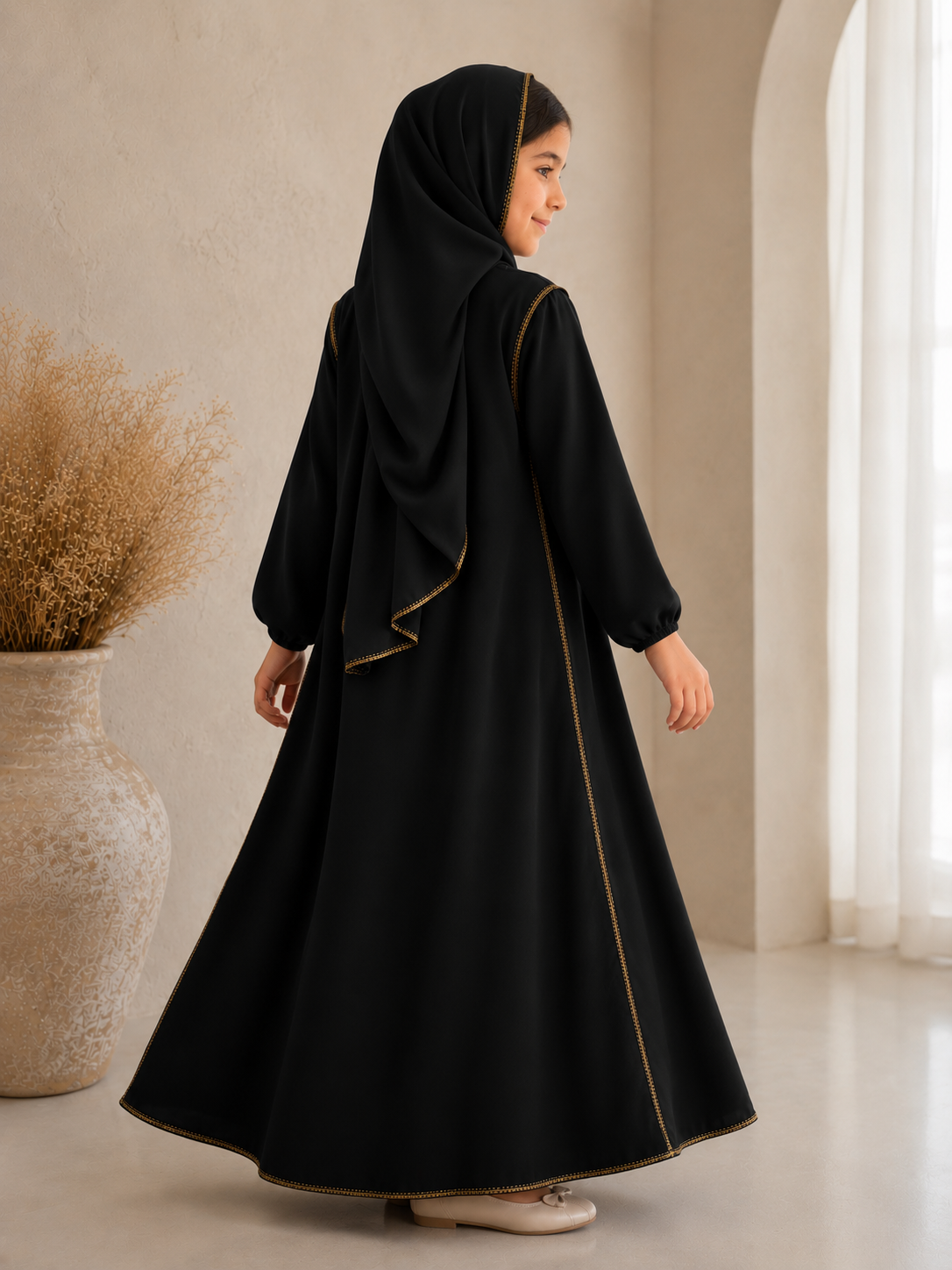 Abaya ENFANT [ Noir ] Eylim Boutique