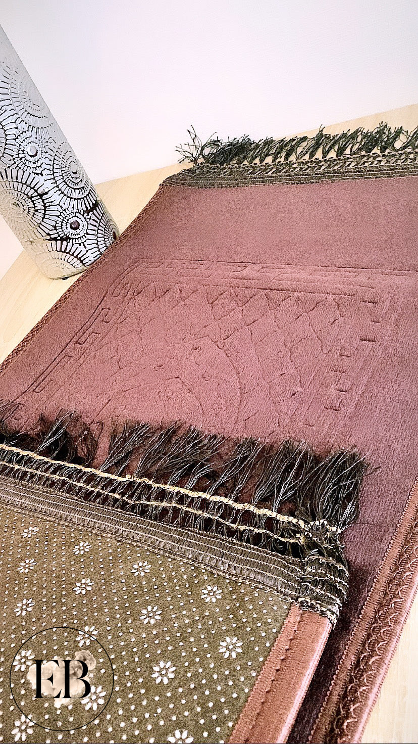 Tapis SALÂT enfant [ Marron foncé ]