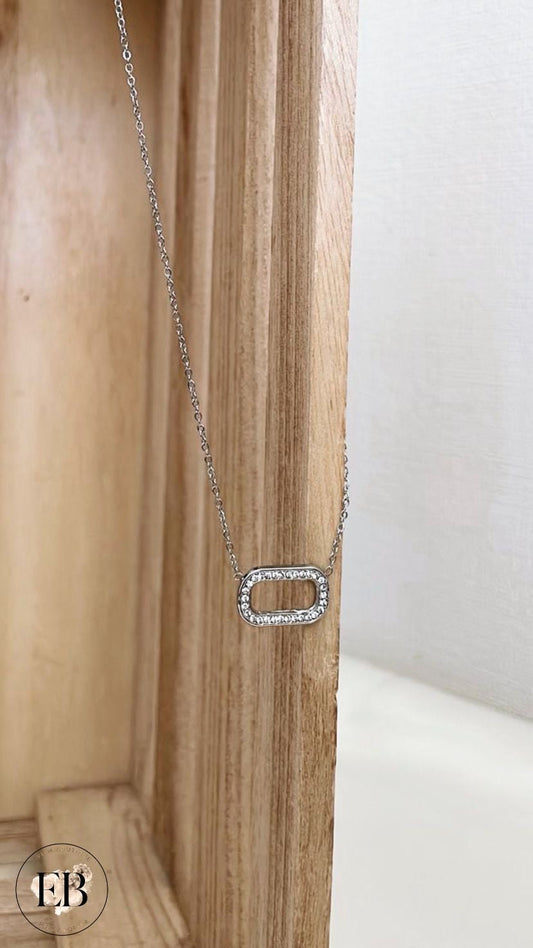Collier JADE [ Argenté ]